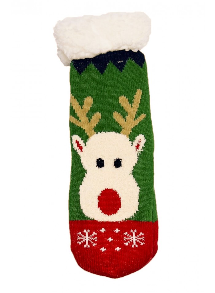 Set de sosete imblanite, cu motive de Craciun